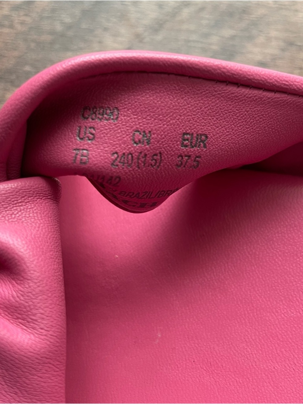 COACH Brooklyn Bright Barbie Pink and Gold Leather Sandals Slides - Picture 3 of 8